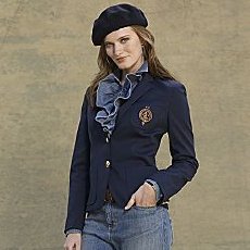 JCPenney American Living crested blazer